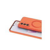 Samsung Uyumlu Galaxy A57 5g Regal Magsafe Standlı Kapak - Turuncu