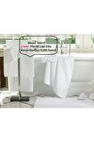 1 Adet Ultra Lüks Elite Dama Desen Otel Banyo Havlusu 70x140 650gr