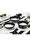 Tupperware Damla Siyah İnci Set Saklama Kabı 3lü