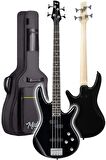 Midex MBG-400BK Üst Segment Profesyonel Bas Gitar 4 Telli (Softcase Gigbag ve kablo Dahil)
