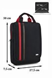 Case Club Omuz Askılı Laptop Sırt Çantası 14" inç Macbook Uyumlu Darbe Emici Koruma