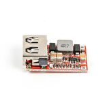 6-24V dan 5V 3A a %97.5 Verimlilikli USB DC-DC Gerilim Azaltıcı Modülü