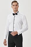 Damatlık Ata Yaka Tailored Slim Fit Gömlek