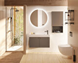 VitrA Origin A4255636 Lavabo Bataryası, Mat Siyah