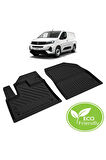 Opel Combo Panelvan Van Havuzlu Paspas Ön Iki Parça Siyah 4d 2019 2020 2021 2022 2023 2024