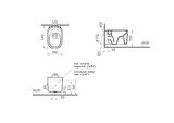 VitrA Plural 7830B420-0090 Rim-ex Asma Klozet, 55 cm, Mat Bej