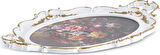 Karaca Barok Melamin Oval Tepsi 47 Cm