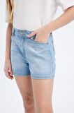 DeFacto Kız Çocuk Jean Şort B5037A825SMNM39