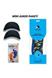 BG184.ML | Yumuşak Memory Foam Asker Botları için İç Tabanlık, 2x Vatka ve Koku Önleyici Toz