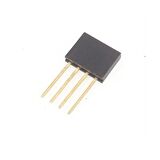 4 Pin 11 mm Uzunluğunda Stackable Dişi Header