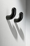 VitrA Liquid A4456839 Kanca Askı, Parlak Siyah