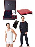 Pierre Cardin Erkek Çeyiz Set Takım 6lı Siyah