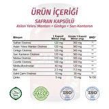 Safran Kapsül (SAFFRON CAPSULE) 60 Adet