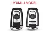 Bmw 1 3 5 7 Seri X1 X3 X4 X5 F10 F15 F16 F20 F30 F18 F25 M3 M4 E34 Anahtar Koruma Kılıfı Beyaz Gümüş