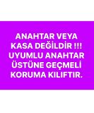 Citröen C1 C2 C3 C4 C5 Lüx Anahtar Koruma Kılıfı Sustalı Siyah Renk 2.Resime Bakınız