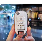 Peugeot 208 301 307 308 508 2008 3008 Partner Van Sustalı Anahtar Koruma Kılıfı 2.Resime Bakınız