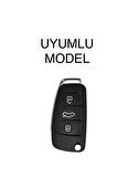 Audi A1 A3 8p 81 A4 A5 B6 B7 B8 A6 A7 C5 C6 4f Q3 Q5 Q7 8v Anahtar Koruma Kılıf 2.Resime Bakınız
