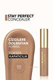 Flormar Doğal Bitişli Kapatıcı (SARI ALT TON) - Stay Perfect Concealer - 010 Toffee - 8682536085625
