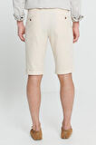 Slim Fit Dar Kesim %100 Pamuk Yan Cep Şort