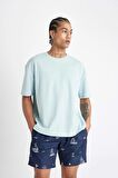 DeFacto Regular Fit Desenli File Astarlı Kısa Boy Deniz Şortu M8344AZ24HSNV256