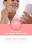 Bade Natural Pembe Kuvars Gua Sha %100 Doğal ve Gerçek Yüz Masaj Taşı