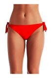 Kırmızı Kalın İp Bağcıklı Bikini Altı