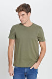 Altınyıldız Classics Haki Erkek T-Shirt 4A4824200050