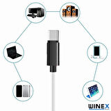 Winex JH30 Type-C to 3.5mm Aux Ses Kablosu Beyaz