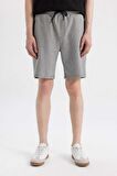 DeFacto Slim Fit Fermuar Cepli Şort B0799AX24SMGR210
