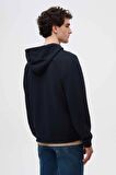 Twn Relaxed Fit Lacivert Nakışlı Sweatshirt 3ECE24ORT0493