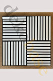 Beyaz Renk 40x40cm Yeni Nesil Akustik Duvar Paneli (10 ADET)