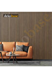 Ceviz (2 ADET) 40x240cm Yeni Nesil Akustik Ahşap Duvar Paneli