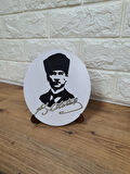16x14 Mustafa Kemal Atatürk Masaüstü 2D Ağaç Silüeti