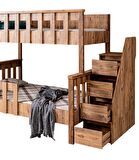 Ranza, Deluxe MDF Profil, Ayrılabilir 3lü Ranza