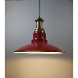 Mylights Kırmızı Vintage Metal Sarkıt Avizeler Mylights Sarkıt Avizeler