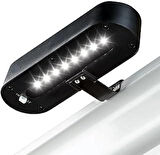 Güneş Enerjili Solar Şarjlı Led Balkon Duvar ve Oluk Lambası Işıldak Dekoratif Bahçe Fener