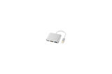 PrimeX Plus PX-SW-U515 Gri Metal Type-C to 4K HDMI + USB 3.0 + PD şarj Çevirici Adaptör