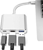 Daytona Cf01 Macbook Uyumlu 4K Full Hd 1080P Type C To 3 Portlu Hdmi - Usb 3.0 - Pd Çevirici Hub Ada