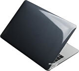 Mcstorey Macbook Air M2 Kılıf 13.6 Inç Kristal Parlak Kılıf A2681 A3113 Ile Uyumlu Siyah