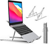 HT-119 Katlanır Laptop ve Tablet Standı, Siyah