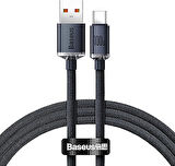 Baseus Crystal Shine 100W Type-C Kablo 1.2M -Siyah
