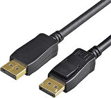 Woxcon DP 1.4 DisplayPort Kablo 32.40 Gbps Bandwith HBR3 8K 30Hz, 4K 120Hz, 4K 60Hz, 2K 240Hz, 2K 165Hz, 1080p 240Hz Destekli HDR, FreeSync, G-Sync