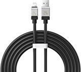 Baseus Coolplay Serisi Hızlı Şarj Kablosu Usb To Ip 2.4A, 2M, Siyah