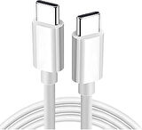 Newpole Iphone 15, 15 Plus, 15 Pro, 15 Pro Max Uyumlu Usb-C To Usb-C 20W Pd Hızlı Şarj Ve Data Kablo