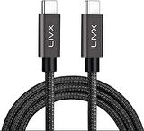 Force 100W Type-C to Type-C 50 cm USB 3.1 Gen2 10 Gbps 4k@60hz Hızlı Şarj Data ve Görüntü Aktarım Kablosu Örgülü