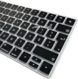 Mcstorey F Klavye Apple Magic Keyboard-2 A1644 (F-Türkçe) Ile Uyumlu Klavye Koruyucu Daktilo Tipi Si