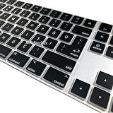 Mcstorey Klavye Koruyucu Apple Magic Keyboard-2 A1843 With Numeric (Uk-Us Türkçe) Ile Uyumlu Siyah