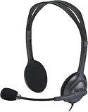 H111 Kablolu Stereo Kulak Üstü Mikrofonlu Kulaklık, Standart 3.5 Mm Jak Girişi, 235 Kablo Uzunluğu,