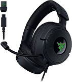 Razer Kraken V4 X - Kablolu Pc Oyun Kulaklığı (Triforce 40Mm Sürücüler, Geri Çekilebilir Kardioid Mi