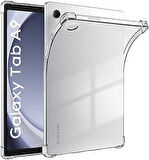 Babilden Samsung Tablet Kılıf Şeffaf Silikon Arka Kapak (Galaxy Tab A9 Plus X210)